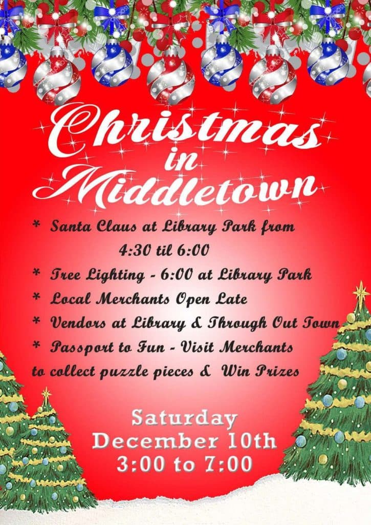 Christmas in Middletown Flyer