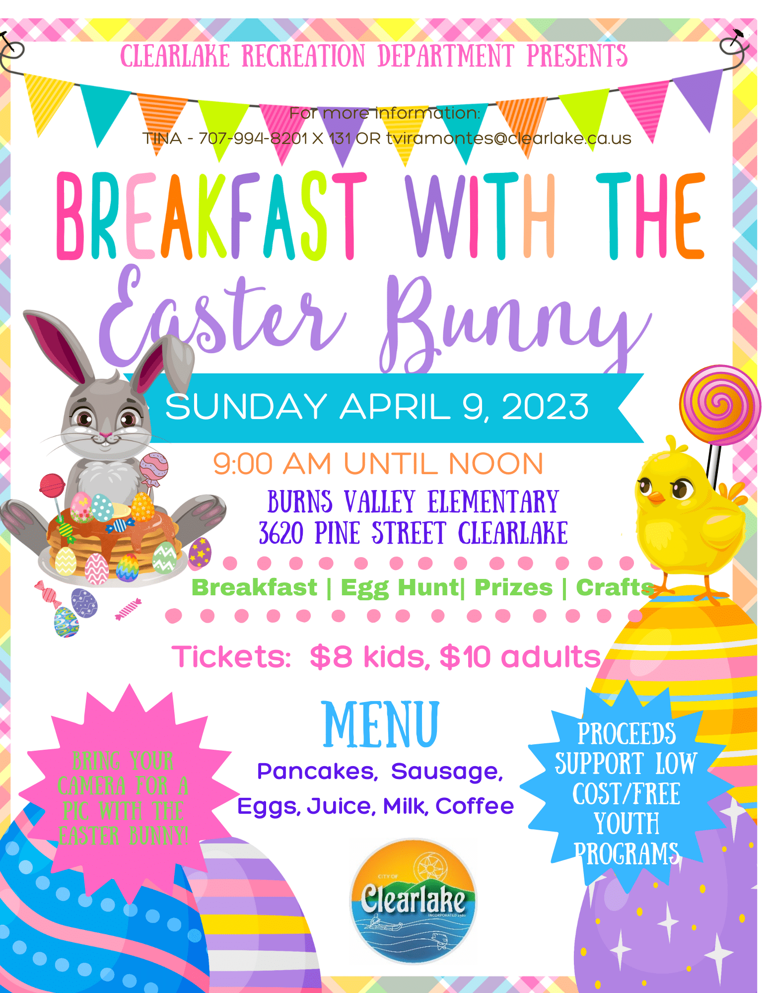 Breakfast with the Easter Bunny